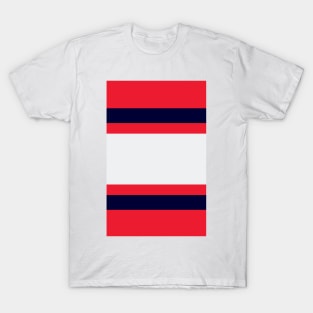 Arsenal Varsity Retro Red, White & Navy Home T-Shirt